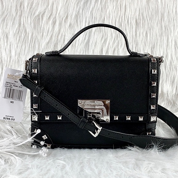 Michael Kors Handbags - 🖤New Michael Kors 🖤 Tina Studded Small Trunk Bag